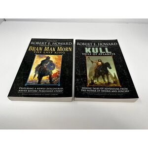 Robert E Howard Books Lot of 2 Bran Mak Morn Last King & Kull Exile of Atlantis
